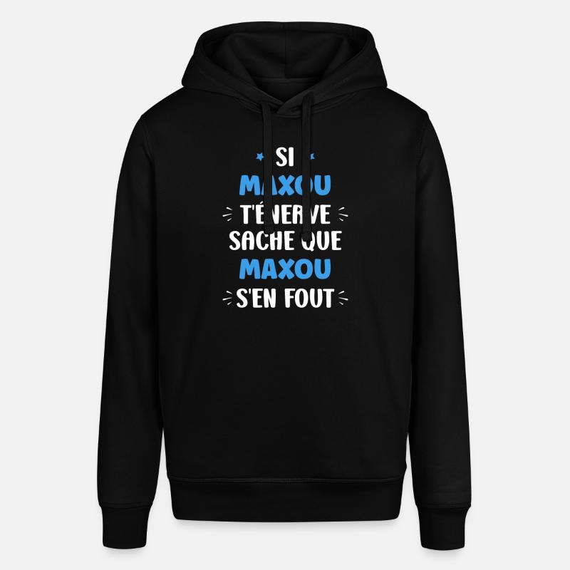 Maxou - Sweat à capuche SOUNDER Stanley/Stella Unisexe - noir
