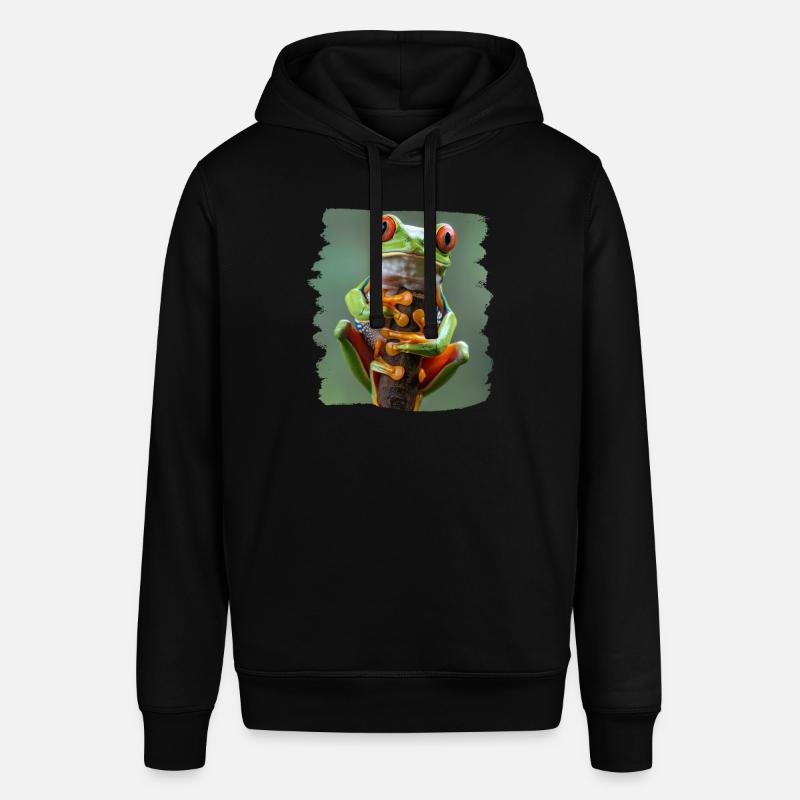 Rainette Baumfrösche Baumfrosch - Sweat à capuche SOUNDER Stanley/Stella Unisexe - noir
