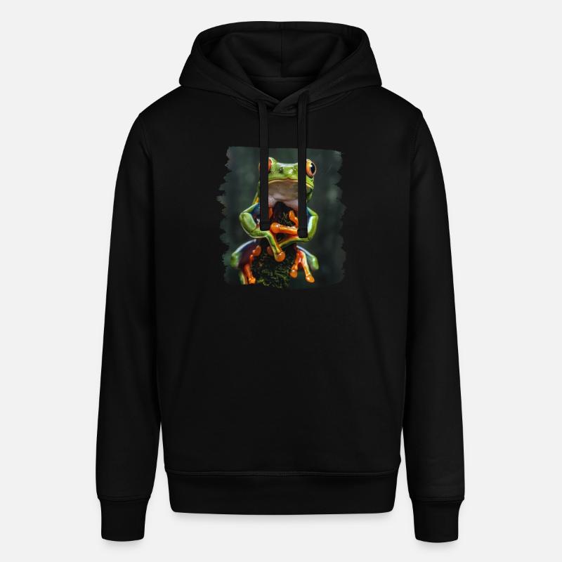 Rainette Baumfrösche Baumfrosch - Sweat à capuche SOUNDER Stanley/Stella Unisexe - noir