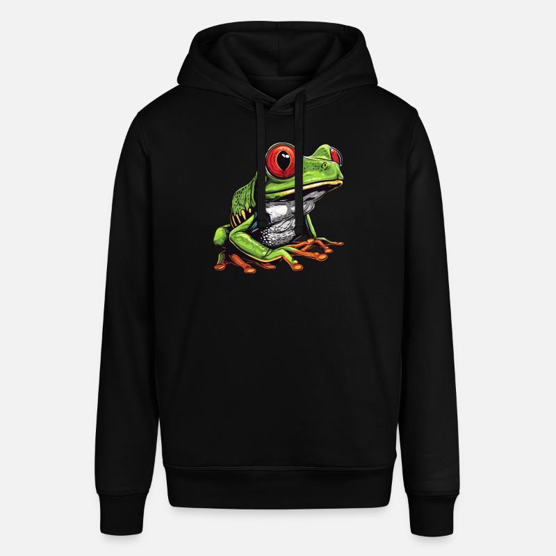 Tree Frog Baumfrösche Baumfrosch - Stanley/Stella Unisex Hoodie SOUNDER - Schwarz