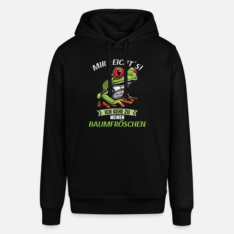 Rainette Baumfrösche Baumfrosch - Sweat à capuche SOUNDER Stanley/Stella Unisexe - noir