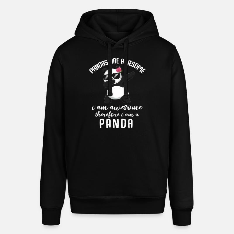 Panda Panda Ours Drôle - Sweat à capuche SOUNDER Stanley/Stella Unisexe - noir