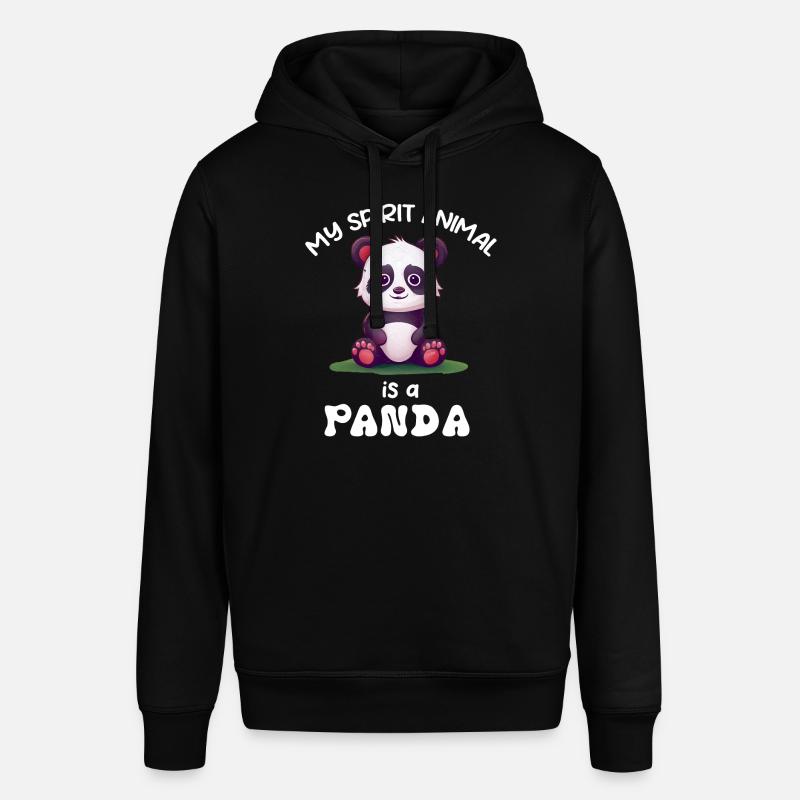 Panda Panda Ours Drôle - Sweat à capuche SOUNDER Stanley/Stella Unisexe - noir