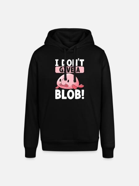 Cute Blob Fish Ugly Fish - Stanley/Stella SOUNDER Unisex Hoodie - black