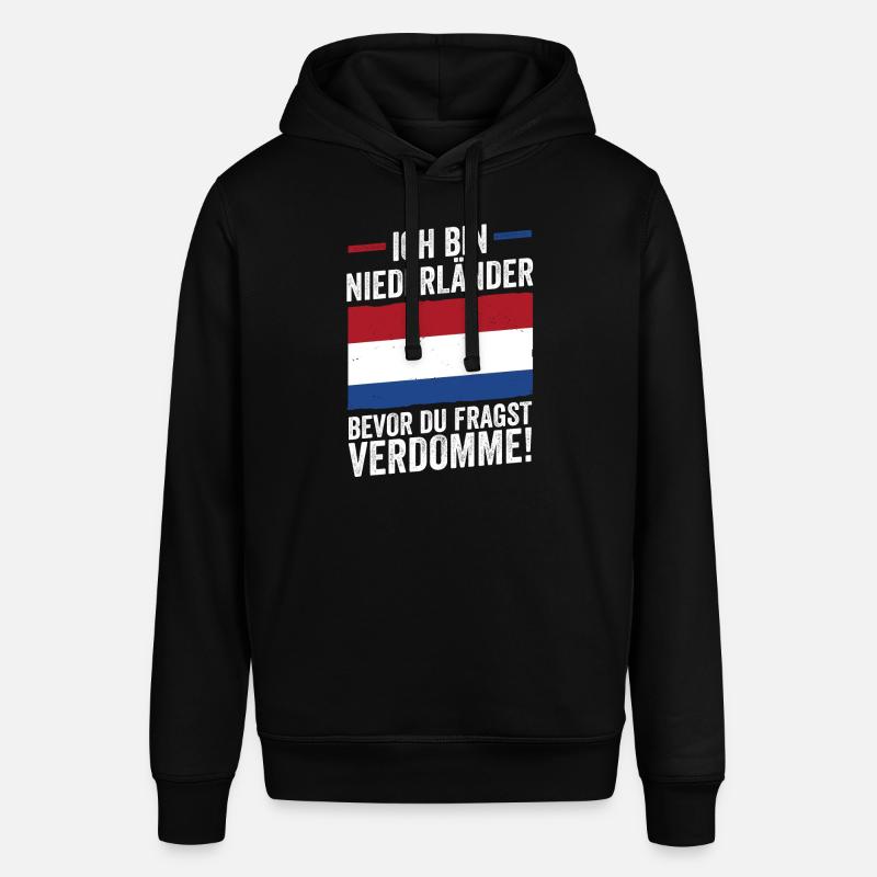 Pays-Bas Pays-Bas Pays-Bas - Sweat à capuche SOUNDER Stanley/Stella Unisexe - noir