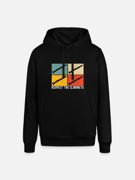 Clarinet Wind Instrument Clarinet player - Stanley/Stella SOUNDER Unisex Hoodie - black