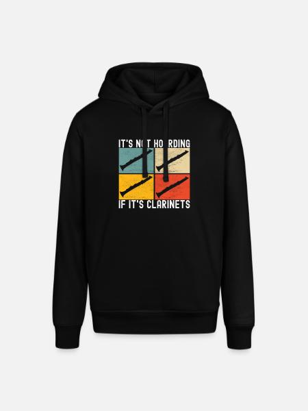 Clarinet Wind Instrument Clarinet player - Stanley/Stella SOUNDER Unisex Hoodie - black