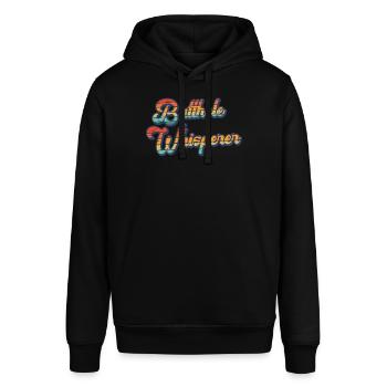 Arschloch-Flüsterer - Stanley/Stella Unisex Hoodie SOUNDER - Schwarz - Vorne - Alina (178cm) & Michal (187cm)