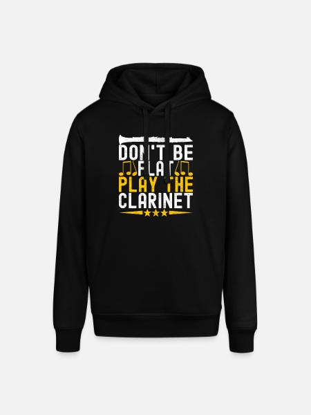 Clarinet Wind Instrument Clarinet player - Stanley/Stella SOUNDER Unisex Hoodie - black