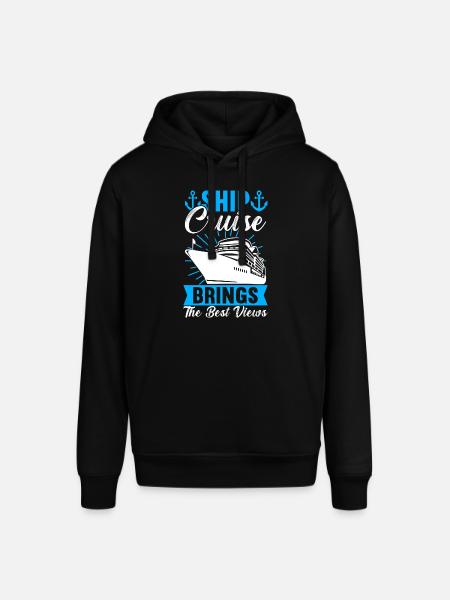 Croisière Vacances Bateau de croisière - Sweat à capuche SOUNDER Stanley/Stella Unisexe - noir