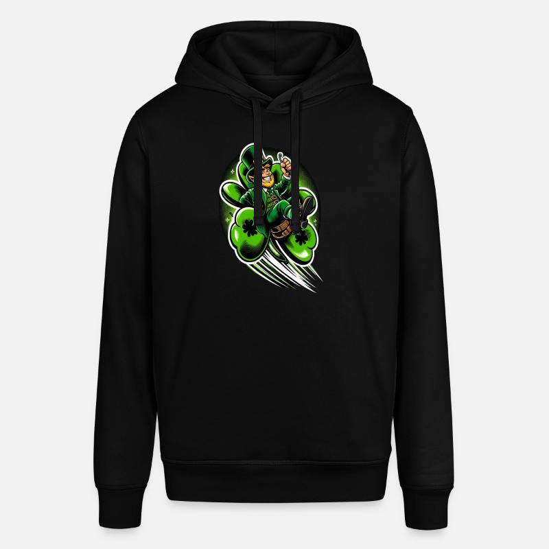 Leprechaun volant (Leprechaun irlandais) - Sweat à capuche SOUNDER Stanley/Stella Unisexe - noir