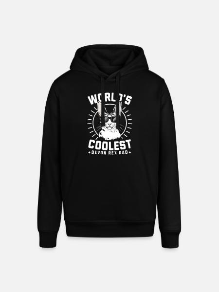 Katze Devon Rex Geschenk - Stanley/Stella Unisex Hoodie SOUNDER - Schwarz