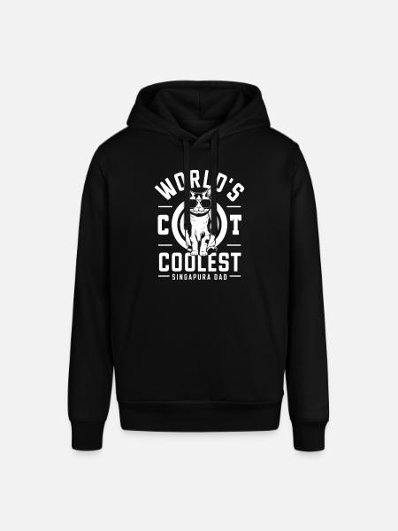 Katze Singapura Geschenk - Stanley/Stella Unisex Hoodie SOUNDER - Schwarz