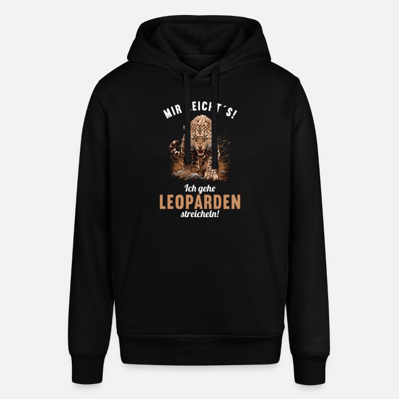 Léopard léopard - Sweat à capuche SOUNDER Stanley/Stella Unisexe - noir