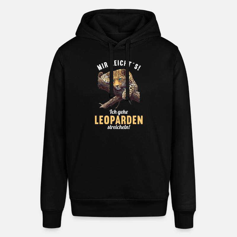 Léopard léopard - Sweat à capuche SOUNDER Stanley/Stella Unisexe - noir