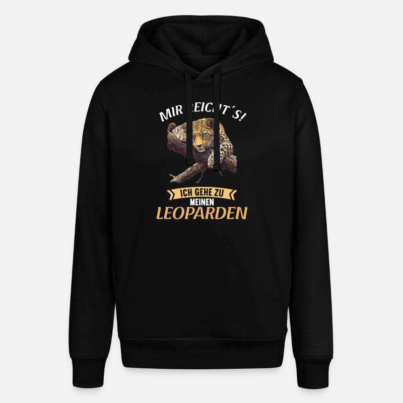 Léopard léopard - Sweat à capuche SOUNDER Stanley/Stella Unisexe - noir