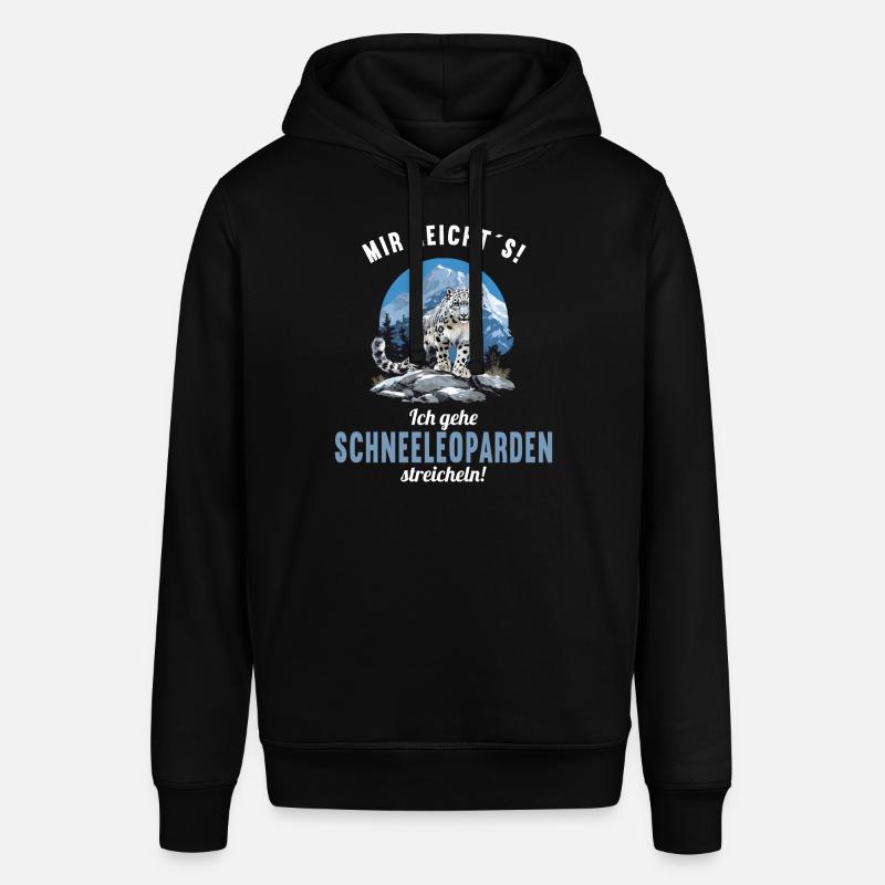 Léopard des neiges Schneeleoparden Schneeleopard - Sweat à capuche SOUNDER Stanley/Stella Unisexe - noir