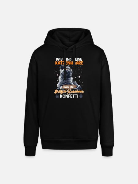 British Shorthair INTET HÅR BRITISK KORTHÅR - Stanley/Stella SOUNDER unisex hoodie - sort