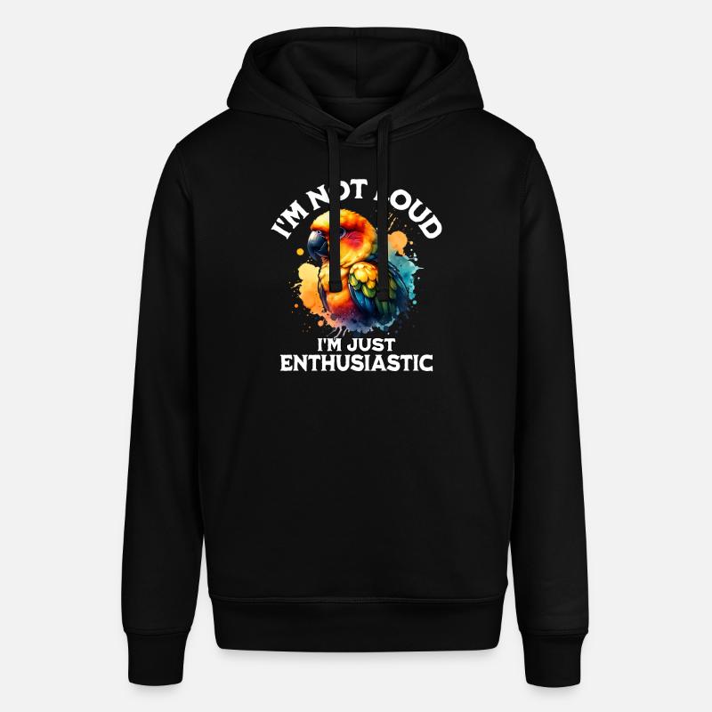 Dicton de perruche soleil - Sweat à capuche SOUNDER Stanley/Stella Unisexe - noir