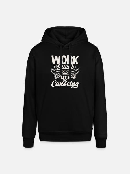 Work Annoys Canoeists - Stanley/Stella SOUNDER Unisex Hoodie - black