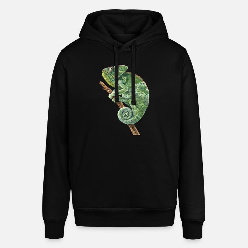 Panthère voilée Chamaeleonidae amant Caméléon - Sweat à capuche SOUNDER Stanley/Stella Unisexe - noir