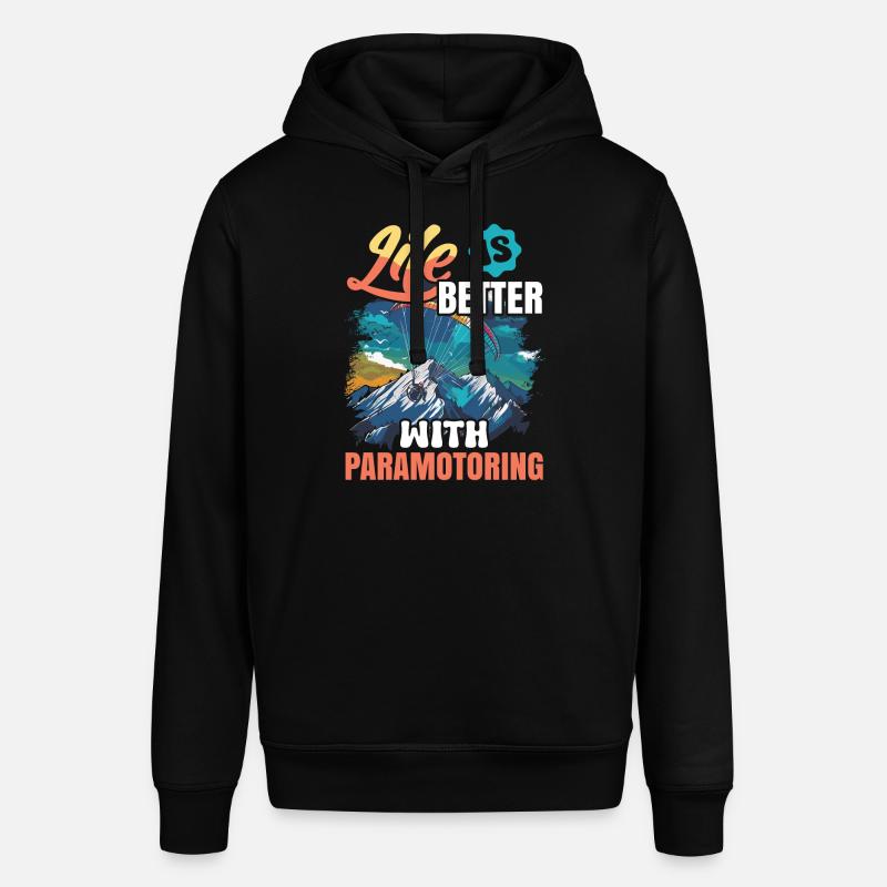 Paramoteur paramoteur - Sweat à capuche SOUNDER Stanley/Stella Unisexe - noir