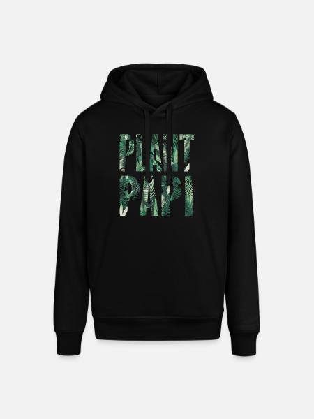 Plant Papi Urban Jungle Plant Design - Stanley/Stella SOUNDER unisex hoodie - sort