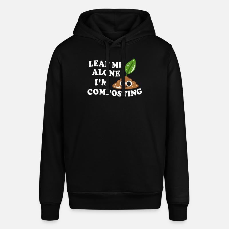 Leaf Me Alone Je composte - Sweat à capuche SOUNDER Stanley/Stella Unisexe - noir