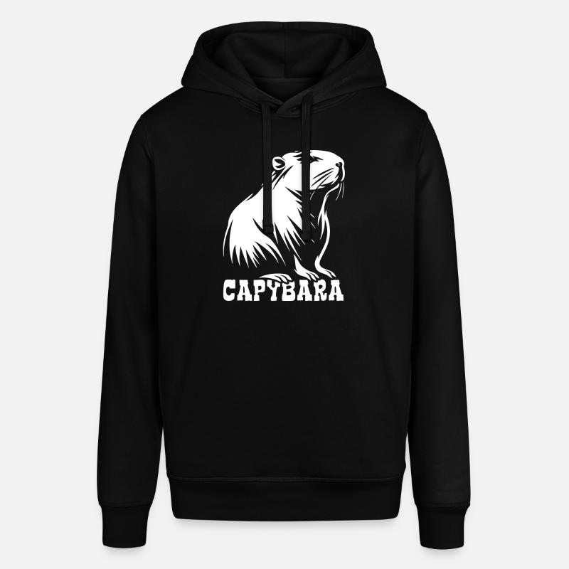 Capybara - Dessin Silhouette - Sweat à capuche SOUNDER Stanley/Stella Unisexe - noir