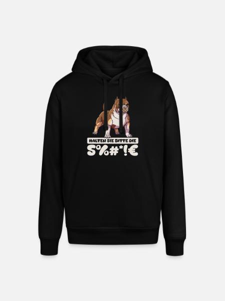 American Bully Please shut up - Stanley/Stella SOUNDER Unisex Hoodie - black