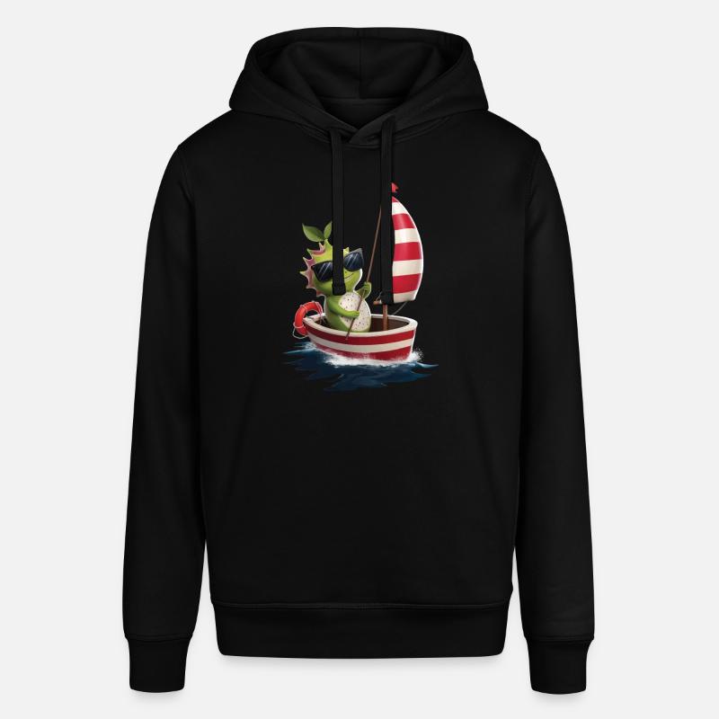 Obst Drachenfrucht Bootfahren Geschenk - Stanley/Stella Unisex Hoodie SOUNDER - Schwarz