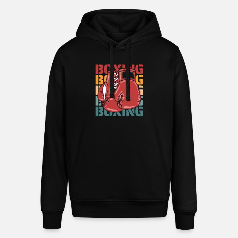 Boxe Boxe - Sweat à capuche SOUNDER Stanley/Stella Unisexe - noir