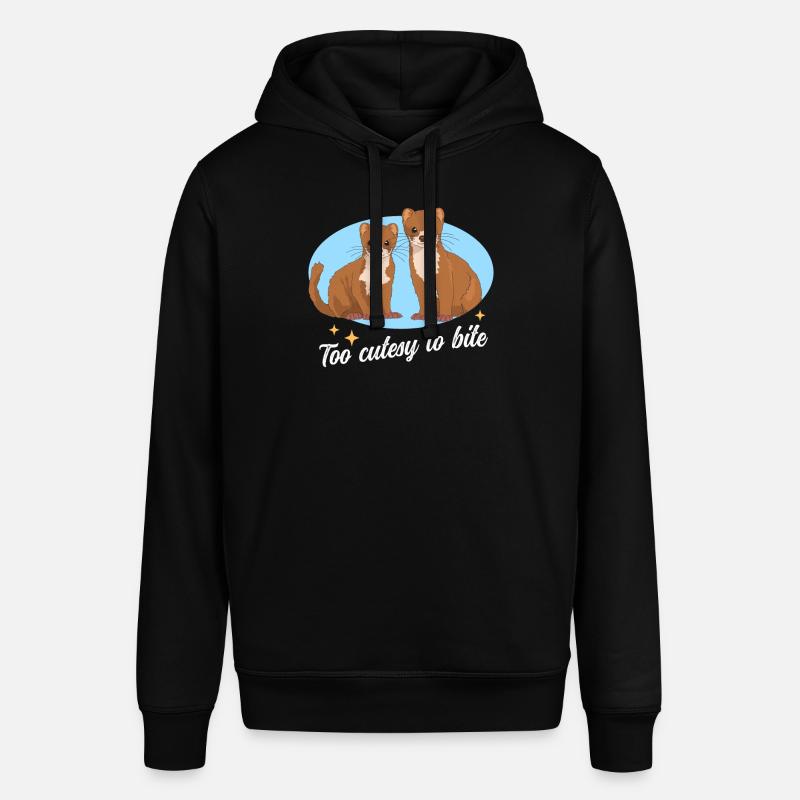 Weasel Mouse Weasel Hermännchen Gift - Stanley/Stella SOUNDER Unisex Hoodie - black