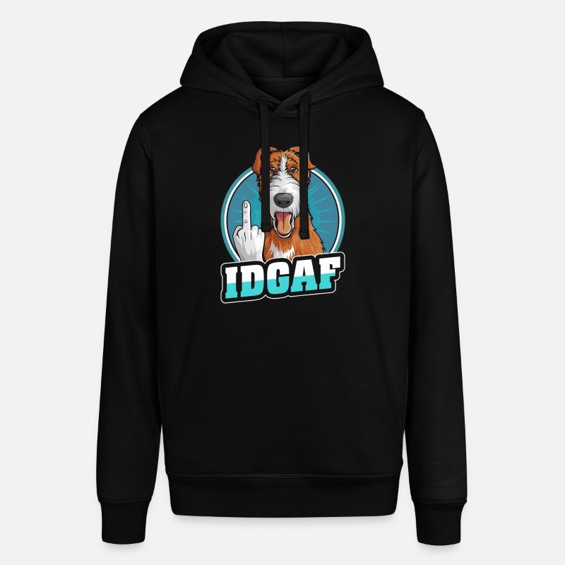 Irish Wolfhound Idgaf - Sweat à capuche SOUNDER Stanley/Stella Unisexe - noir