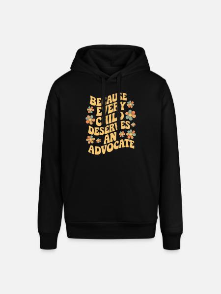 Fordi alle børn fortjener en advokat - - Stanley/Stella SOUNDER unisex hoodie - sort