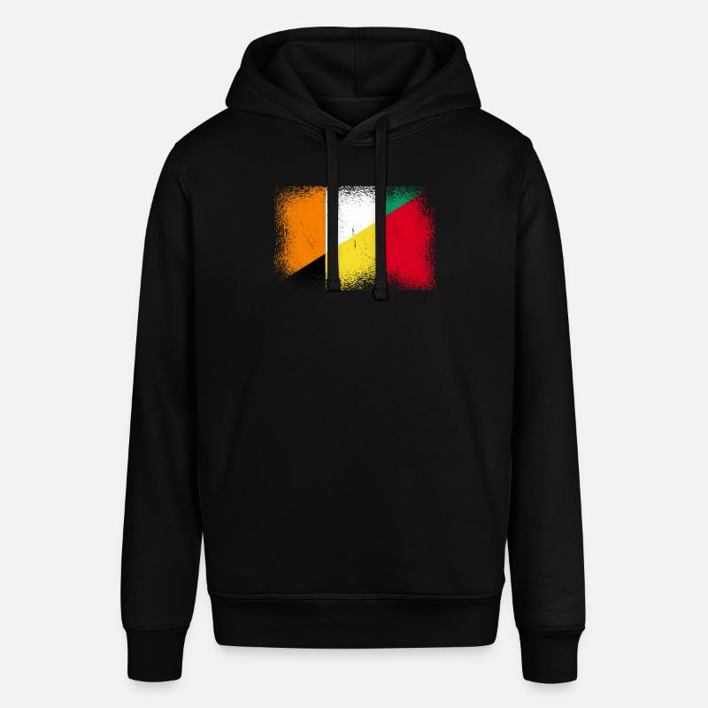 Côte d’Ivoire Belgique Drapeau - Sweat à capuche SOUNDER Stanley/Stella Unisexe - noir