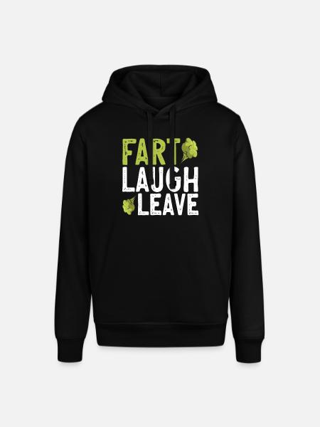 fart farting farting farting - Stanley/Stella SOUNDER Unisex Hoodie - black