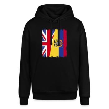 Ecuador Quito Guayaquil Ecuadorianische - Stanley/Stella Unisex Hoodie SOUNDER - Schwarz - Vorne - Alina (178cm) & Michal (187cm)