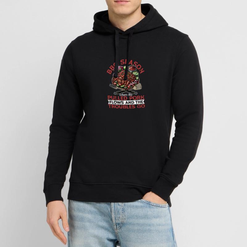 Pulled Pork BBQ Season Where The Pulled Grilling Stanley/Stella SOUNDER Unisex Hoodie