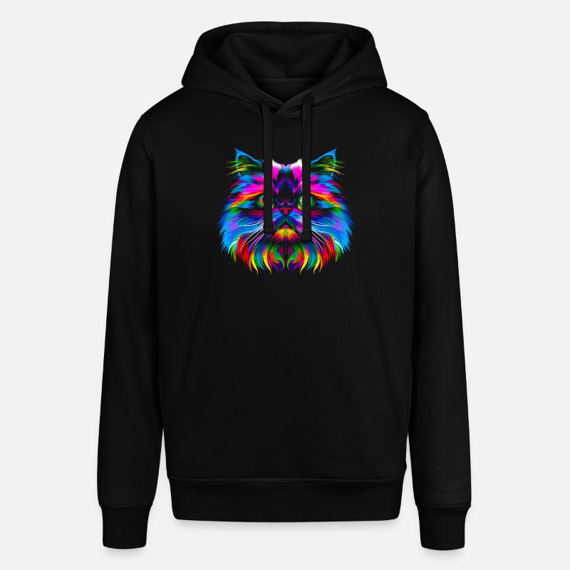 Chat de l’Himalaya Popart - Sweat à capuche SOUNDER Stanley/Stella Unisexe - noir