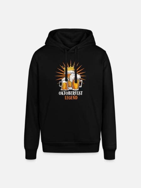 King Legend Beer Drinker - Stanley/Stella SOUNDER Unisex Hoodie - black