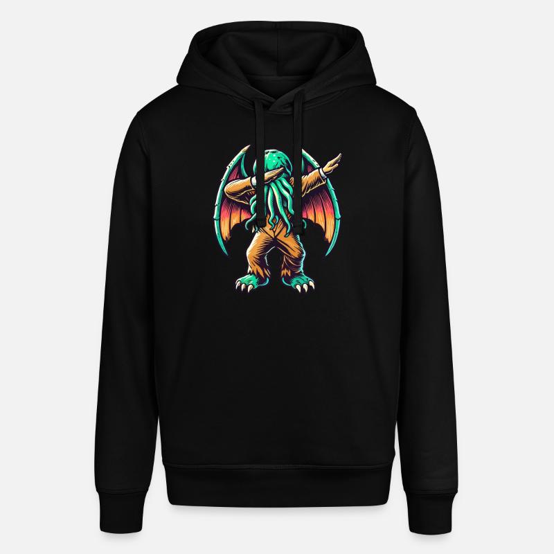 Dabbing drôle Cthulhu Dabbing Design - Sweat à capuche SOUNDER Stanley/Stella Unisexe - noir