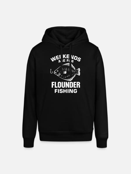 Flunder Fischer Spruch - Stanley/Stella Unisex Hoodie SOUNDER - Schwarz