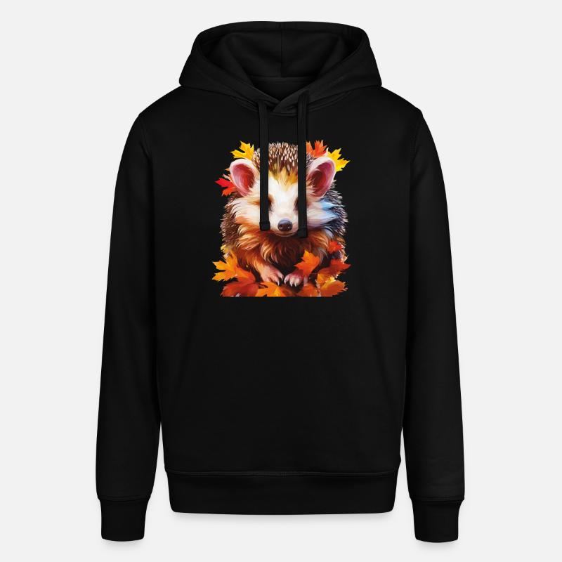 HÉRISSON D’AUTOMNE - Sweat à capuche SOUNDER Stanley/Stella Unisexe - noir