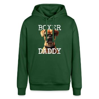 Allemand Boxer Papa Chien Papa Fête des Pères Boxer Papa - Sweat à capuche SOUNDER Stanley/Stella Unisexe - vert bouteille - Devant - Alina (178cm) & Michal (187cm)