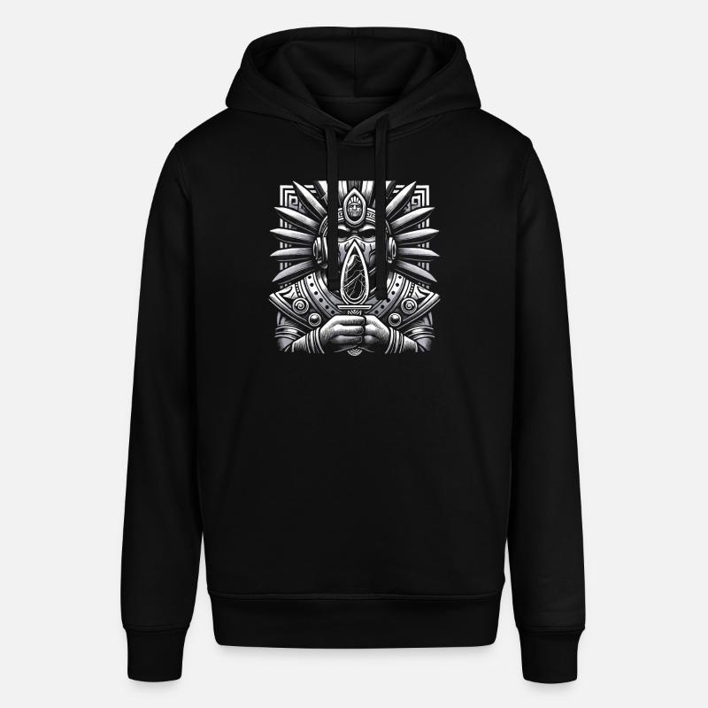 Guerrier aztèque avec traditionnel - Sweat à capuche SOUNDER Stanley/Stella Unisexe - noir