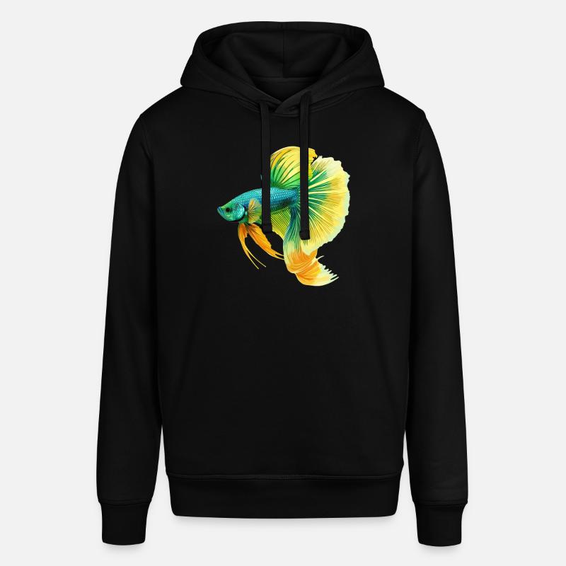 Bettas Betta Poisson Betta - Sweat à capuche SOUNDER Stanley/Stella Unisexe - noir
