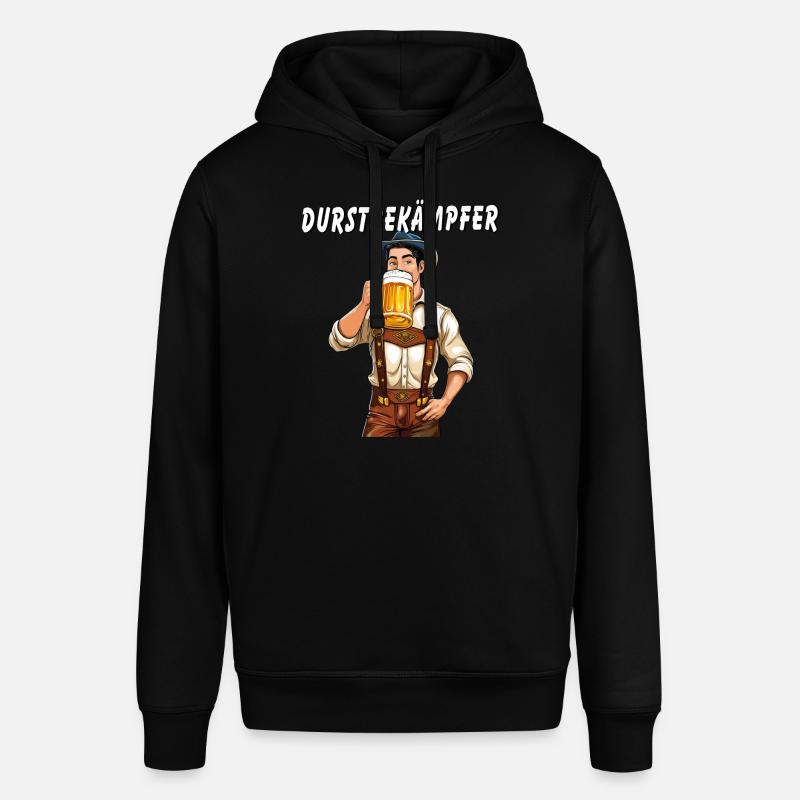 MANN Bier DURSTBEKÄMPFER - Stanley/Stella Unisex Hoodie SOUNDER - Schwarz