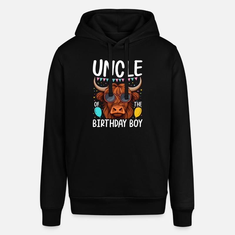 Oncle du garçon d’anniversaire - Sweat à capuche SOUNDER Stanley/Stella Unisexe - noir