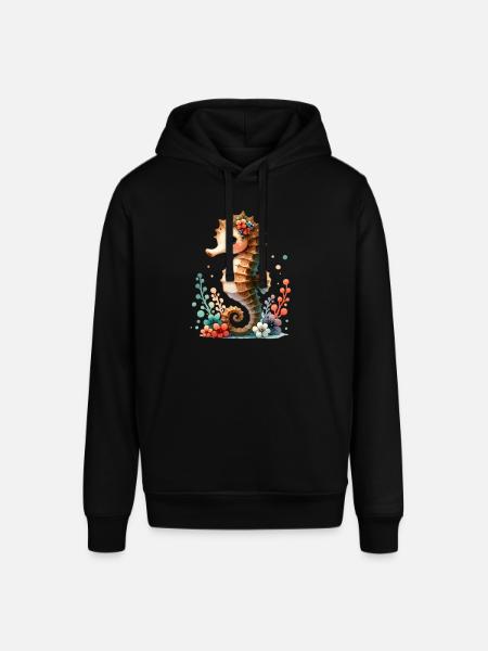 Seepferd Seepferdchen - Stanley/Stella Unisex Hoodie SOUNDER - Schwarz